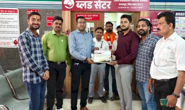 CG - मुख्यमंत्री के जन्मदिन पर भाजपा युवा मोर्चा ने रक्तदान शिविर का आयोजन किया...