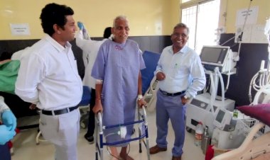 आयुष्मान कार्ड प्रधानमंत्री जन आरोग्य योजना से लाभान्वित हुए 71 वर्षीय  गयाराम साहू
