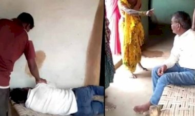 CG - एक और नशे में टुन्न गुरूजी का वीडियो हुआ वायरल, स्कूल टाइम में नशे में धुत्त ग्रामीण के घर सोते मिला, ग्रामीण महिलाओं ने पकड़ा, फिर जो हुआ.....