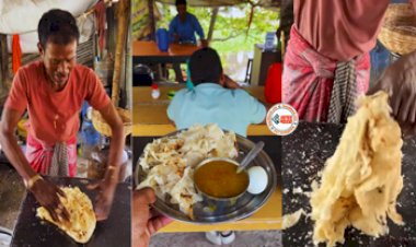 Dhobhi Style Paratha : शख्स ने धोबी स्टाइल से बनाया ऐसा पराठा, नज़ारा देख लोगों का चकरा गया दिमाग, देखें विडियो...