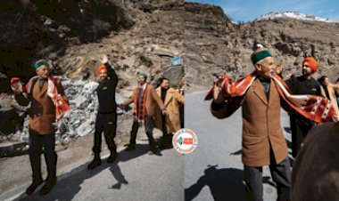 Diljit Dosanjh Viral News : पहाड़ी रंग में रंगे पंजाबी सिंगर दिलजीत दोसांझ, हिमाचल के लोकगीतों पर झूमते नजर आए, यहाँ देखें तस्वीरें...