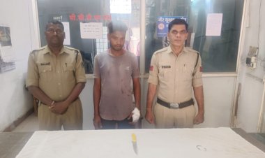 CG - चाकू दिखाकर दारू पीने के लिए पैसे नहीं देने की बात पर प्रार्थीे को डराने धमकाने वाले युवक पर बस्तर पुलिस की कार्यवाही...