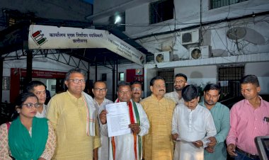 CG - कांग्रेस ने आचार संहिता के उल्लंघन की शिकायत निर्वाचन आयोग से किया...