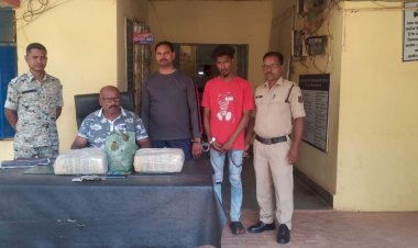 CG - अवैध रूप से मादक पदार्थ गांजा परिवहन करने वाले आरोपियो पर बस्तर पुलिस की कार्यवाही...