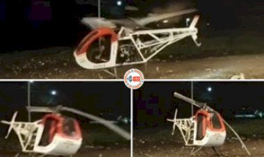 Accident Viral Video : शख्स ने खुद से बनाया हेलिकॉप्टर, टेस्टिंग के समय पंखे से कटकर हुई मौत, खौफनाक मंजर देख कांप जाएगी रूंह, देखें विडियो...
