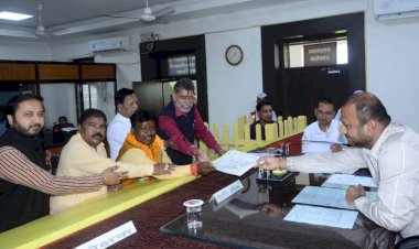 CG - भाजपा लोकसभा प्रत्याशी महेश कश्यप ने दाखिल किया नामांकन...