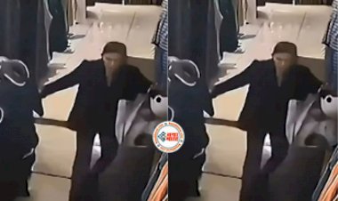 Viral Video Today: शॉपिंग मॉल में अचानक महिला के पैरों से खिसक गई जमीन, फिर जो हुआ - देखें वीडियो...