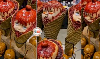 Ice-Cream Viral Video : कभी नही देखा होगा ऐसा खतरनाक आइसक्रीम, क्रिएटिव बनाने के चक्कर में लगा दिया बच्चे का चेहरा, देखें विडियो...