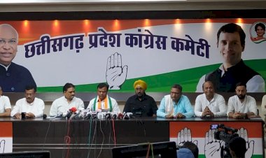 CG - लोकसभा चुनाव के लिये कांग्रेस की पांच गारंटी देश के लोगों में आशा की नई किरण...