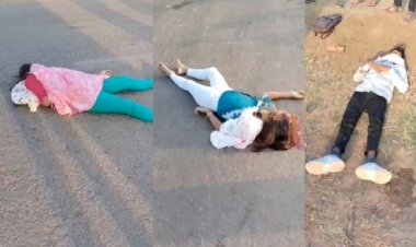 CG - 2 छात्राओं की मौत : पहिए में दुपट्टा फंसने से हुआ दर्दनाक हादसा, एक बाइक में 3 छात्राओं सहित एक युवक था सवार, पहिए में फंसा दुपट्टा, अनियंत्रित होकर नीचे गिरे, दो छात्राओं की मौत, 2 की हालत गंभीर.....