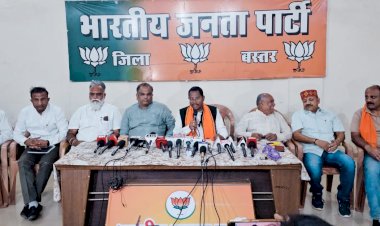 CG - कवासी लखमा के बयानों पर भड़के भाजपा : रूपसिंह मण्डावी ने कहा कि कवासी लखमा ने प्रधानमंत्री मोदी को मारने की बात करते हैं, कांग्रेस की खोखली मानसिकता का परिचय देते है, कवासी लखमा के ऊपर भाजपा करायेगी एफआईआर...