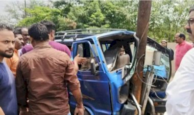 CG Accident ब्रेकिंग : स्कूल के बच्चों से भरी वैन हुई दुर्घटनाग्रस्त, 7 बच्चों की हालत गंभीर, मची चीख-पुकार, इस वजह से हुआ बड़ा हादसा....