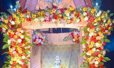 भगवान श्रीराम की भक्ति में डूबे भक्त:उत्साह और आस्था के बीच राम नवमी को निकली बेलरगांव भव्य शोभायात्रा...राम भक्तो की उमड़ी भीड़...जगह-जगह हुआ स्वागत...