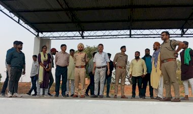 तकिया मजार शरीफ मे सालाना उर्स की तैयारी को लेकर 
प्रशासनिक अमला ने किया निरीक्षण