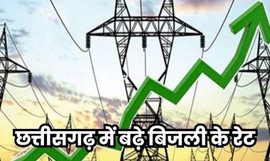 CG ब्रेकिंग : छत्तीसगढ़ में महंगी हुई बिजली, घरेलू और गैर घरेलू उपभोक्ताओं की बिजली की दरों में हुई इतने पैसे प्रति यूनिट की वृद्धि, जानिए कब से आएगा बढ़ा हुआ बिल....