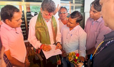 छत्तीसगढ़ प्रदेश एनएचएम  एंव एड्स नियंत्रण कार्यक्रम  संघ के स्वास्थ्य संविदाकर्मी मिले BJP के प्रदेशाध्यक्ष किरण देव से रखी माँग लंबित 27 प्रतिशत वेतन वृद्धि…