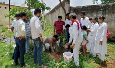 सामुदायिक स्वास्थ्य केंद्र ओड़गी में पौधारोपण कार्यक्रम आयोजित...