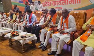 CG - BJP कार्यसमिति की बैठक : पूर्व विधायक शिवरतन शर्मा ने रखा राजनीतिक प्रस्ताव, कांग्रेस पर लगाया ये आरोप, नगरीय निकाय चुनाव को लेकर कही ये बात, पढ़िये विस्तार से.....