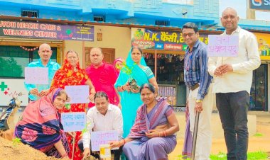 ब्रेकिंग न्यूज़:- आंगनबाड़ी केंद्र में ’एक पेड़ माँ के नाम’ अभियान के अंतर्गत किया गया पौधा रोपण......आंगनबाड़ी केन्द्रों मे वृहद वृक्षारोपण कार्यक्रम का आयोजन......