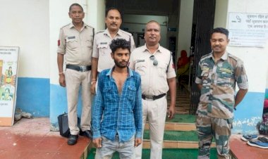 छेड़छाड़ कर लज्जा भंग करने के आरोपीं कों लखनपुर पुलिस ने किया गिरफ्तार।