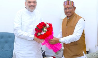 Chhattisgarh News : छत्तीसगढ़ के विकास और सुरक्षा के मुद्दे पर मुख्यमंत्री साय की केंद्रीय गृहमंत्री से हुई महत्वपूर्ण मुलाकात...