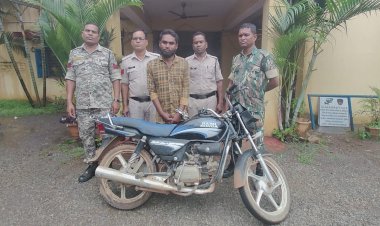 CG - मोटर सायकल चोरी करने वाले युवक को बस्तर पुलिस ने किया गिरफ्तार...