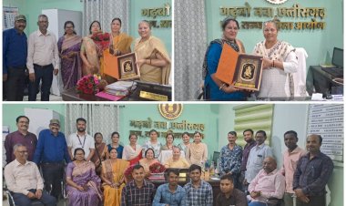 CG - छ.ग. राज्य आयोग की सभी सदस्यों का कार्यकाल समाप्त हुआ, आयोग ने सदस्यों को विदाई समारोह में किया सम्मानित...