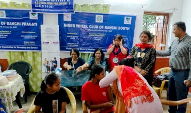 इनर व्हील क्लब ऑफ राँची साउथ के द्वारा खूँटी में किया गया सामाजिक कार्य...