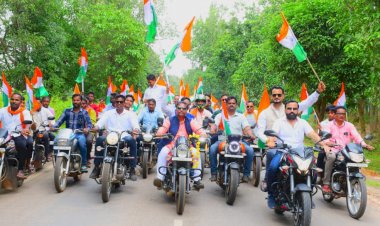 राष्ट्र के नव निर्माण का संकल्प है तिरंगा यात्रा - केदार कश्यप