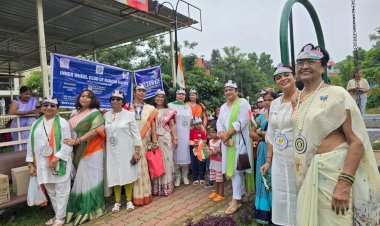 इनर व्हील क्लब ऑफ़ राँची साउथ ने स्वतंत्रता दिवस पर झंडा फहराया और रक्तदान शिविर लगाया...