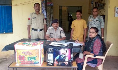 CG - अवैध रूप से गांजा तस्करी करते नया बस स्टैंड में पकड़े गए युवक...