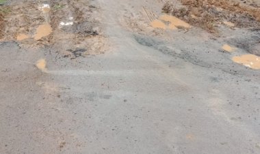 CG - नया भारत का खबर का हुआ असर : पिटीसपाल से गम्हरी को जोड़ने वाले मुख्य सड़क मिट्टी डालकर गढ्ढे को भरा गया...