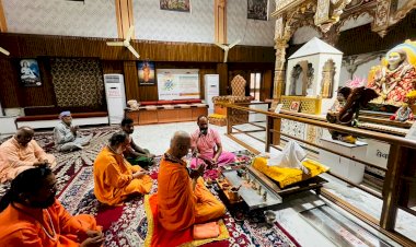 हरि शेवा उदासीन आश्रम सनातन मंदिर में हुई गणपति स्थापना