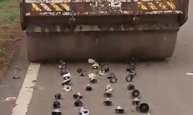 CG VIDEO: बड़े पैमाने पर प्रेशर हार्न एवं मोडिफाइड साइलेंसर पर चला रोड रोलर, देखें वीडियो....