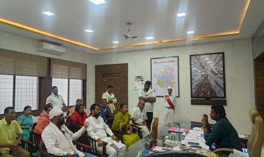 शहर अध्यक्ष सुशील मौर्य व नेता प्रतिपक्ष उदयनाथ जेम्स के नेतृत्व में कॉंग्रेस पार्षददल ने नवपदस्थ कलेक्टर से की मुलाकात कर सौंपा ज्ञापन...