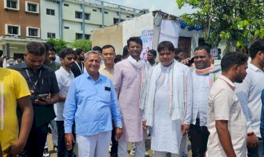 छत्तीसगढ़ न्याय यात्रा: गिरोधपुरी में ब्लॉक कांग्रेस कमेटी धरसीवाँ कार्यकर्ता सम्मिलित