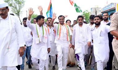 CG - गिरौदपुरी से कांग्रेस की छत्तीसगढ़ न्याय यात्रा शुरू : प्रदेश अध्यक्ष दीपक बैज चलेंगे 6 दिन 130 किमी...