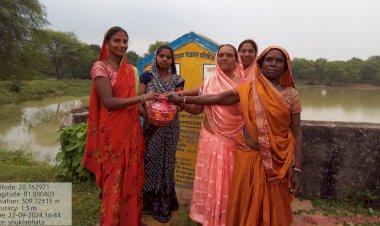 जिले के 108 अमृत सरोवर और परकोलेशन टैंक के पानी से होगा जल अभिषेक... रविशंकर जलाशय गंगरेल बांध में 5 और 6 अक्टूबर को होगा जल जगार महोत्सव...