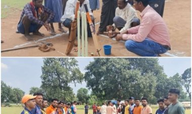 CG - ऊलेरा और पातरीपारा के मध्य खेला गया उद्घाटन मैच...