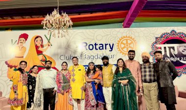 रोटरी क्लब ऑफ़ जगदलपुर एवं डी. एन. इवेंट्स द्वारा नवरात्रि गरबा का आयोजन...