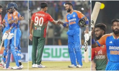 भारत और बांग्लादेश के बीच खेले गए तीसरे और अंतिम T20 मुकाबले में बने रिकॉर्ड्स पर रिकॉर्ड क्रिकेट इतिहास में आज तक नहीं हुआ ऐसा पढ़े पूरी ख़बर