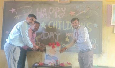 CG - प्राथमिक शाला तराईबेडा में धुमधाम के साथ मनाया गया बाल दिवस...