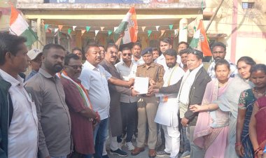 CG - सुशील मौर्य का आया बयान सामने कहा कि एशिया के सबसे प्रसिद्ध नियाग्रा जलप्रपात चित्रकोट में सैकड़ों पेड़ो की अवैध कटाई, लोहंडीगुड़ा थाना पंहुचकर अवैध पेड़ो की कटाई के विरोध में सम्बंधित विभाग पर कड़ी कार्यवाही हेतु ज्ञापन सौंपा गया...