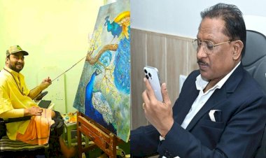 CG - मुख्यमंत्री साय ने दिव्यांग चित्रकार बसंत साहू को फोन कर दी हेलन केलर अवार्ड 2024 से सम्मानित होने पर बधाई, बोले - युवाओं और बच्चों के लिए कर रहे हैं प्रेरणादायक कार्य.....