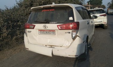 CG ब्रेकिंग: कैबिनेट मंत्री की गाड़ी हुई दुर्घटनाग्रस्त,काफिले की गाड़ियां आपस में टकरायी,फिर जो हुआ…
