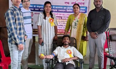 घुड़देवा में संकल्प फाउंडेशन द्वारा  आयोजित रक्तदान शिविर में महिला सशक्तिकरण का दिखा विशेष रुझान,शिविर में कुल इतने रक्तवीरों ने किया रक्तदान देखे पूरी ख़बर....