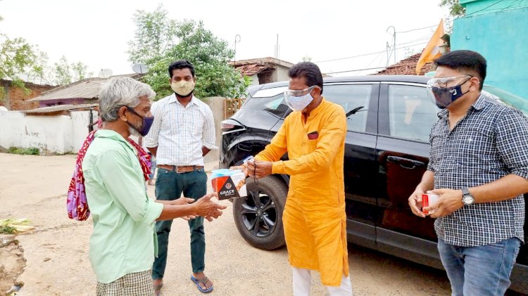एक प्रयास के माध्यम से प्रवीण चंद भजदेव वार्ड में बाटी गई मेडिकल किट