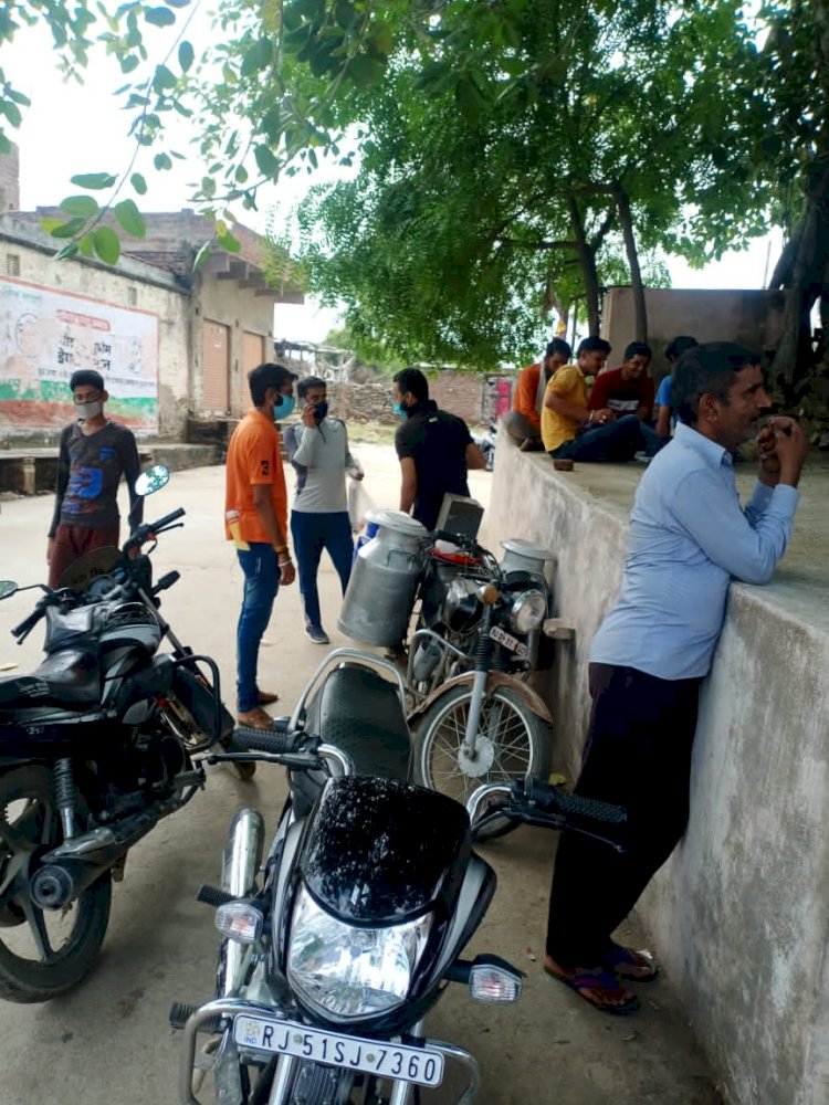 सेवा भारती समिति भीलवाड़ा द्वारा पांचवे दिन भी किया काढ़ा वितरण