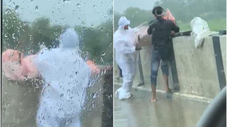 हैरान करने वाला VIDEO: कोरोना से हुई थी मौत... बलरामपुर में ऑन कैमरा PPE किट पहन नदी में फेंका कोरोना पॉजिटिव का शव... देखें VIDEO.....