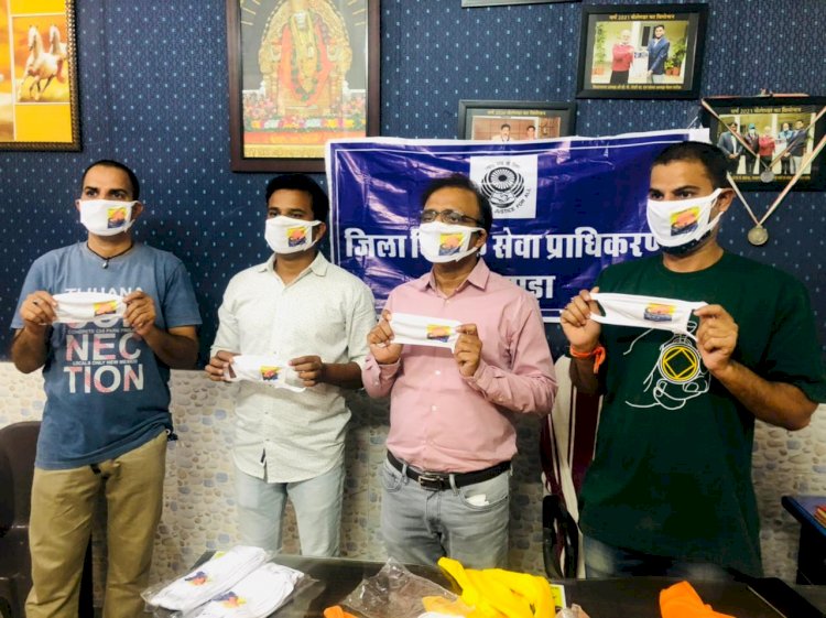 कोरोना संक्रमण बचाव के लिए मास्क एंव धूम्रपान जागरूकता टी शर्ट का विमोचन